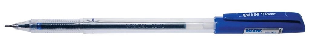 Ручка гелева 0,6 мм FLOWER WIN від компанії Оптово-роздрібний магазин канцтоварів «ШКОЛЯРИК» - фото 1