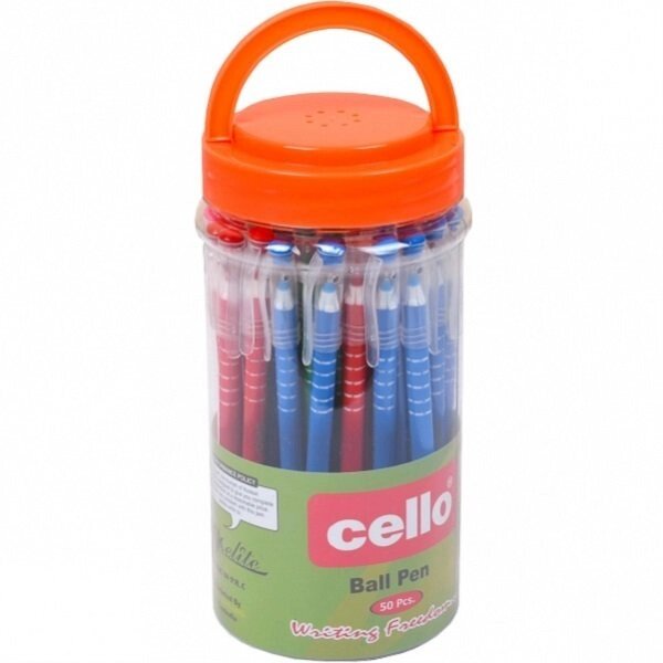 Ручка масляна Cello CL-168 синя від компанії Оптово-роздрібний магазин канцтоварів «ШКОЛЯРИК» - фото 1