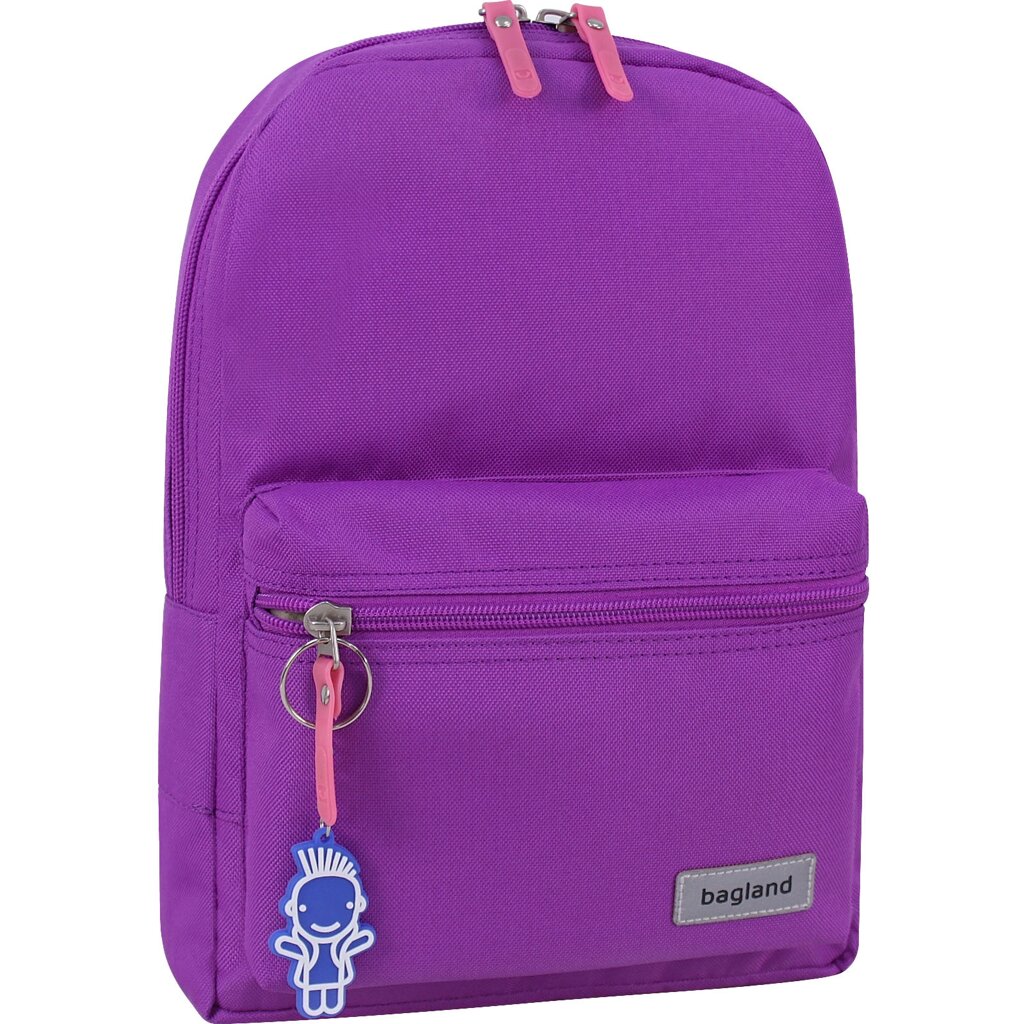 Рюкзак Bagland Молодіжний mini 8 л. 339 фіолетовий (0050866) від компанії Оптово-роздрібний магазин канцтоварів «ШКОЛЯРИК» - фото 1