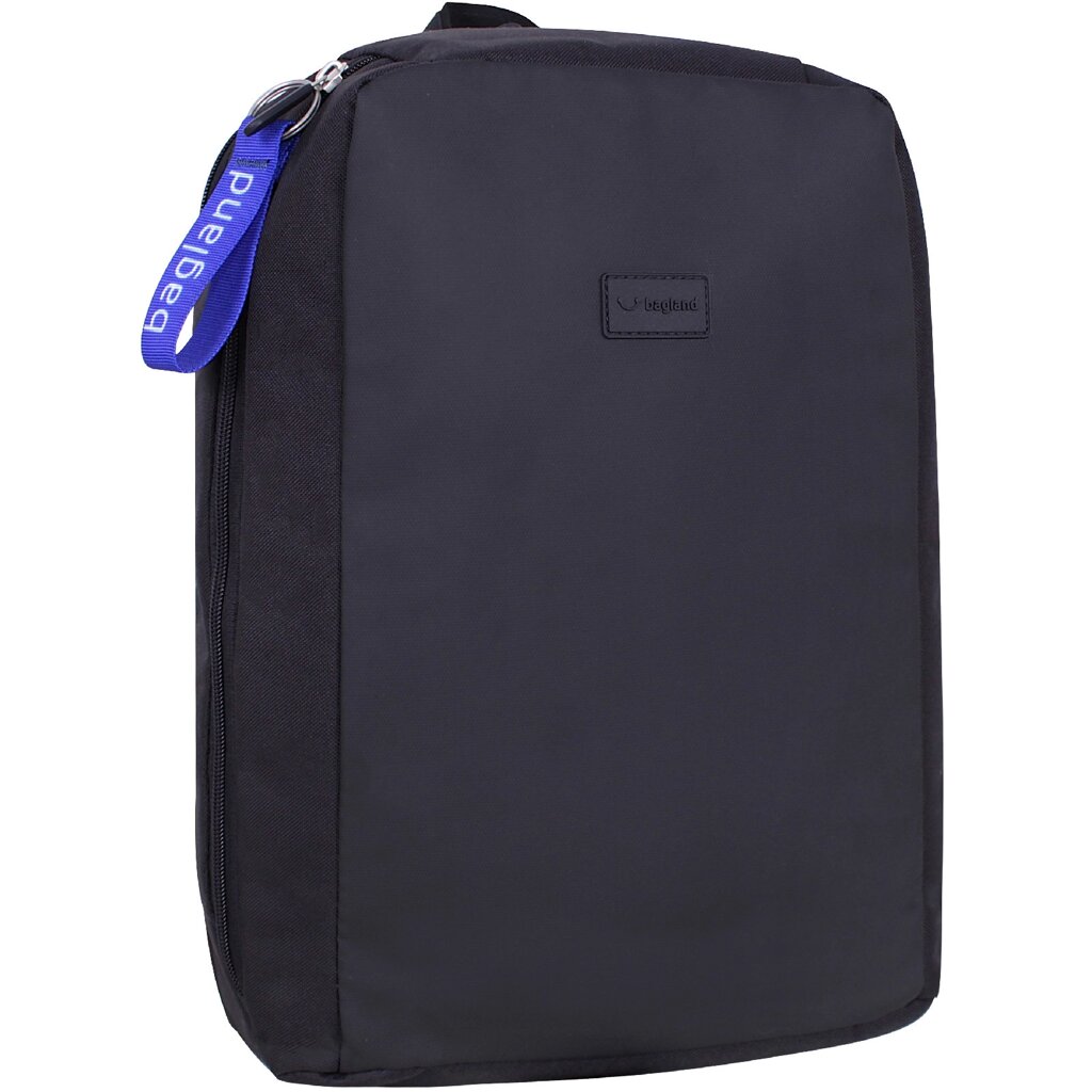 Рюкзак для ноутбука Bagland Joseph чорний/шкірзам (0012766) від компанії Оптово-роздрібний магазин канцтоварів «ШКОЛЯРИК» - фото 1
