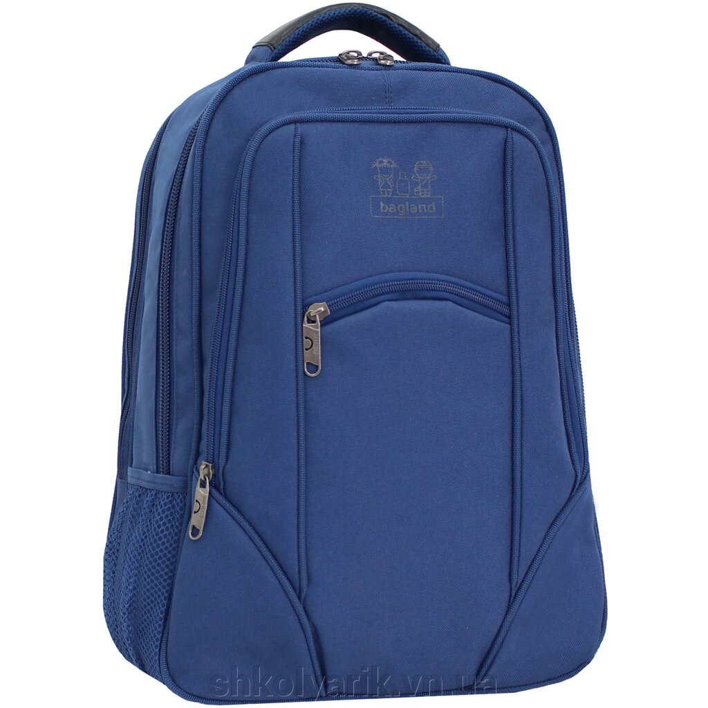 Рюкзак для ноутбука Bagland Рюкзак под ноутбук 537 21 л. синій (0053766) від компанії Оптово-роздрібний магазин канцтоварів «ШКОЛЯРИК» - фото 1