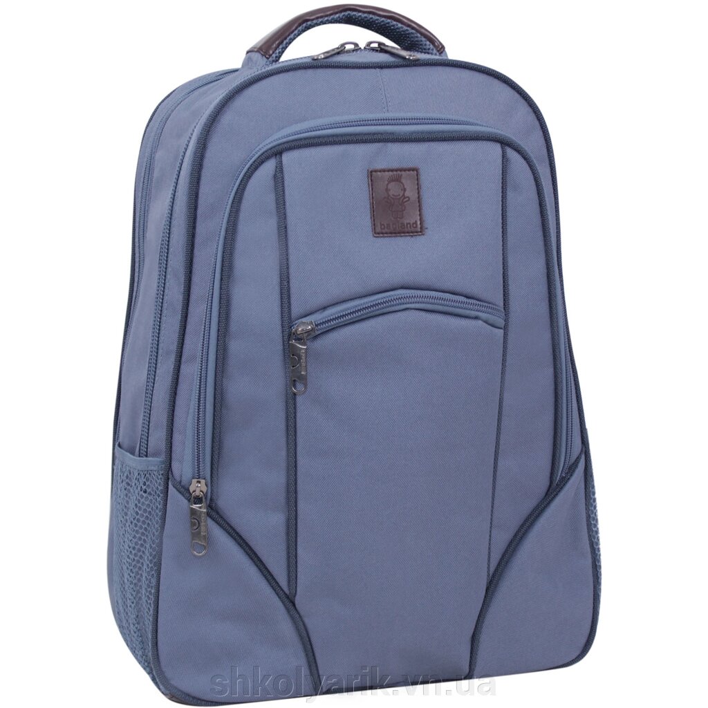 Рюкзак для ноутбука Bagland Рюкзак под ноутбук 537 21 л. сірий (0053766) від компанії Оптово-роздрібний магазин канцтоварів «ШКОЛЯРИК» - фото 1