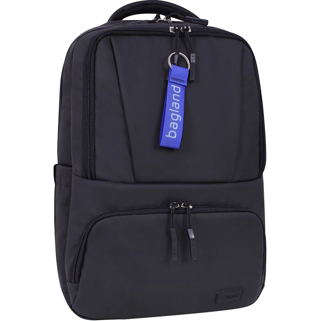 Рюкзак для ноутбука Bagland STARK чорний/шкірзам (0014366) від компанії Оптово-роздрібний магазин канцтоварів «ШКОЛЯРИК» - фото 1