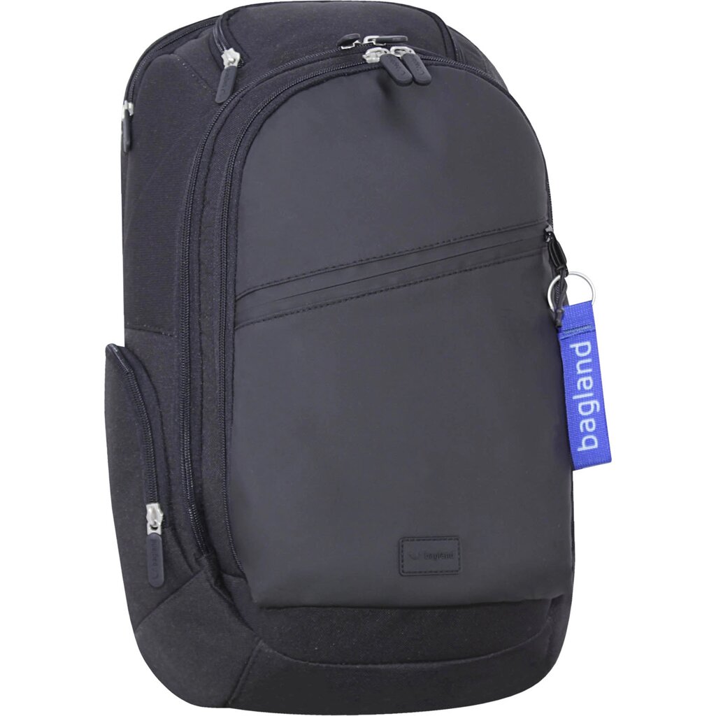 Рюкзак для ноутбука Bagland Tibo 23 л. чорний/шкірзам (0019066) від компанії Оптово-роздрібний магазин канцтоварів «ШКОЛЯРИК» - фото 1