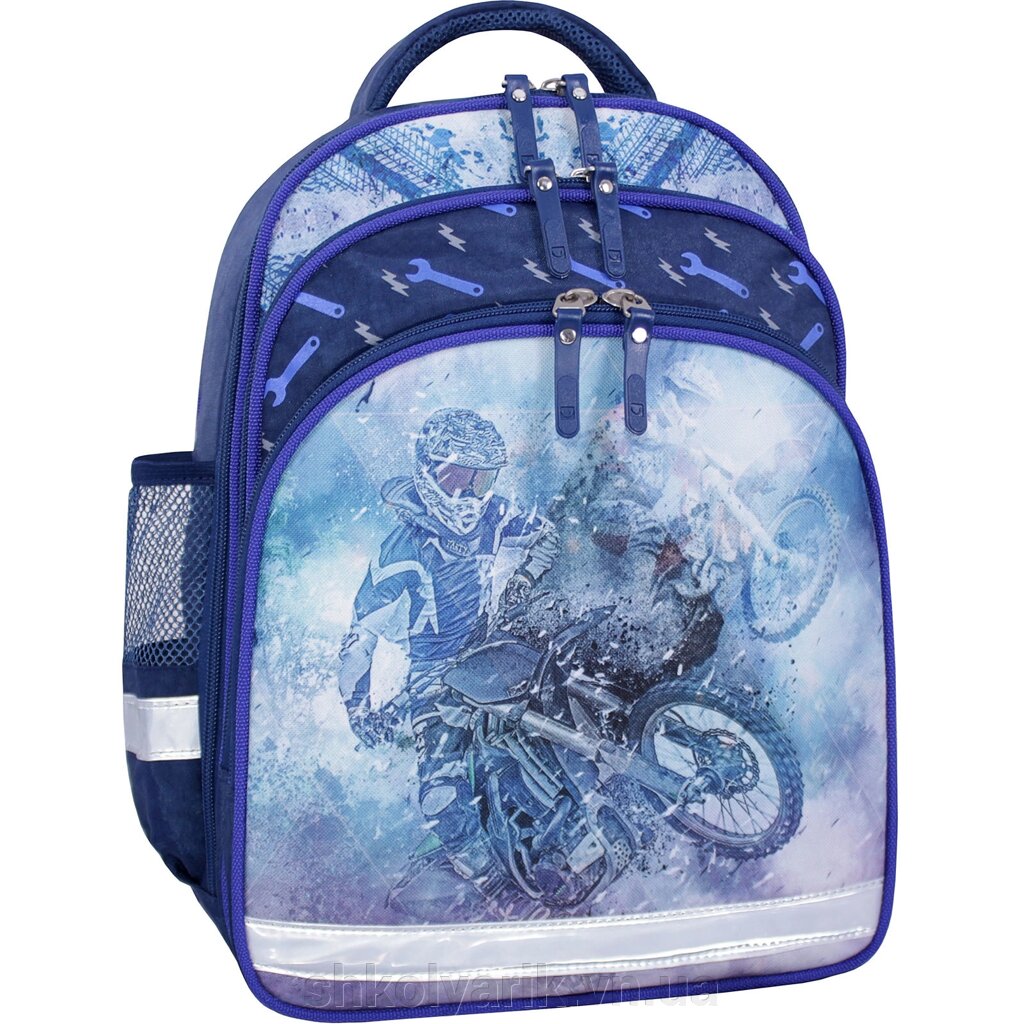 Рюкзак шкільний Bagland Mouse 225 синій 534 (0051370) від компанії Оптово-роздрібний магазин канцтоварів «ШКОЛЯРИК» - фото 1