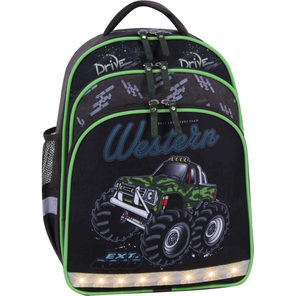 Рюкзак шкільний Bagland Mouse хакі 664 (00513702) від компанії Оптово-роздрібний магазин канцтоварів «ШКОЛЯРИК» - фото 1