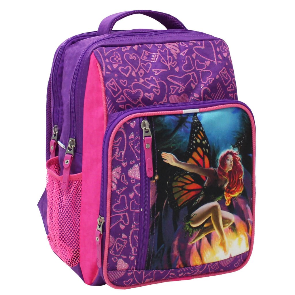 Рюкзак шкільний Bagland Школяр 8 л. фіолетовий (27д) (00112702) від компанії Оптово-роздрібний магазин канцтоварів «ШКОЛЯРИК» - фото 1
