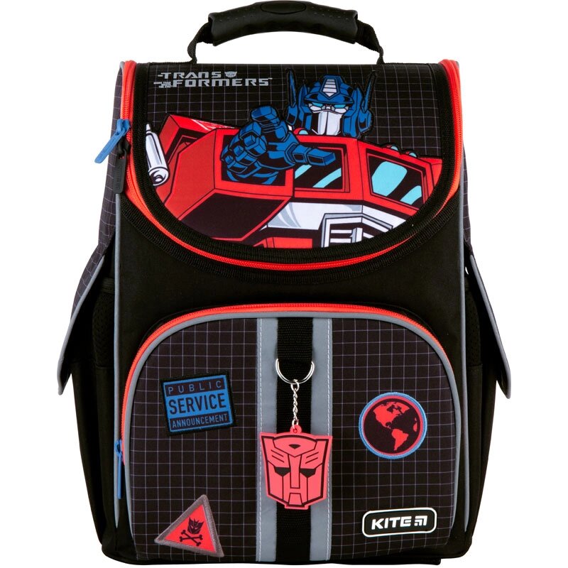 Рюкзак шкільний каркасний Kite Education Transformers TF21-501S від компанії Оптово-роздрібний магазин канцтоварів «ШКОЛЯРИК» - фото 1