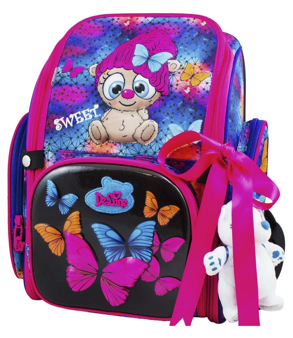 Шкільна сумка для дівчат Delune 6-124 від компанії Оптово-роздрібний магазин канцтоварів «ШКОЛЯРИК» - фото 1