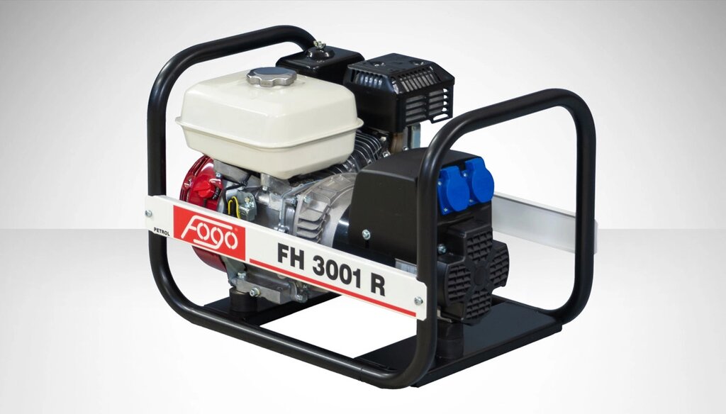 FOGO Генератор FH3001R 1ф-2,5 кВт, двиг.Honda, бак-3,1 л, руч.старт, стаб.напруги від компанії Станмастер - фото 1