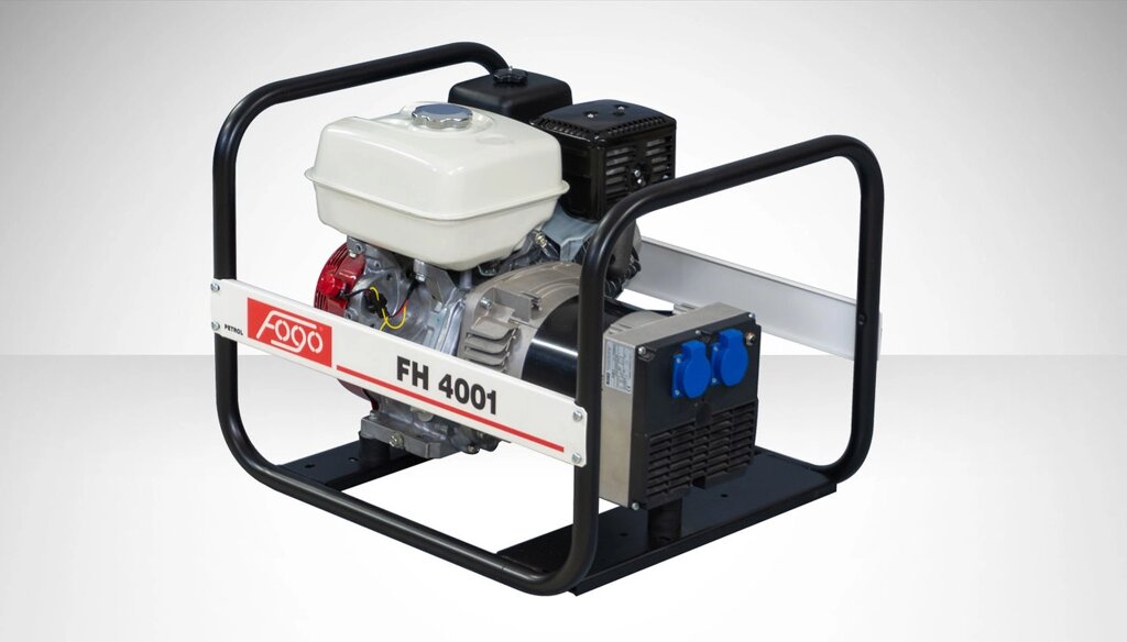 FOGO Генератор FH4001 1ф 3,8 кВт, двиг. Honda, бак-5,3 л, руч. старт від компанії Станмастер - фото 1