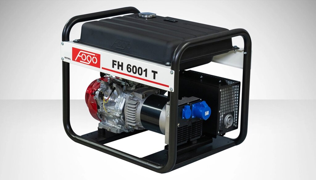 FOGO Генератор FH6001T 1ф-5,6 кВт, двиг. Honda, бак-45л, руч. старт від компанії Станмастер - фото 1