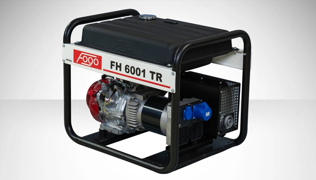 FOGO Генератор FH6001TR 1ф-5,6 кВт, двиг. Honda, бак-45л, ручн. старт, стаб. напруги від компанії Станмастер - фото 1