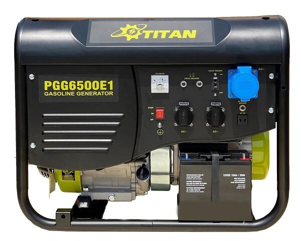 Генератор бензиновий Titan PGG 6500E1 від компанії Станмастер - фото 1