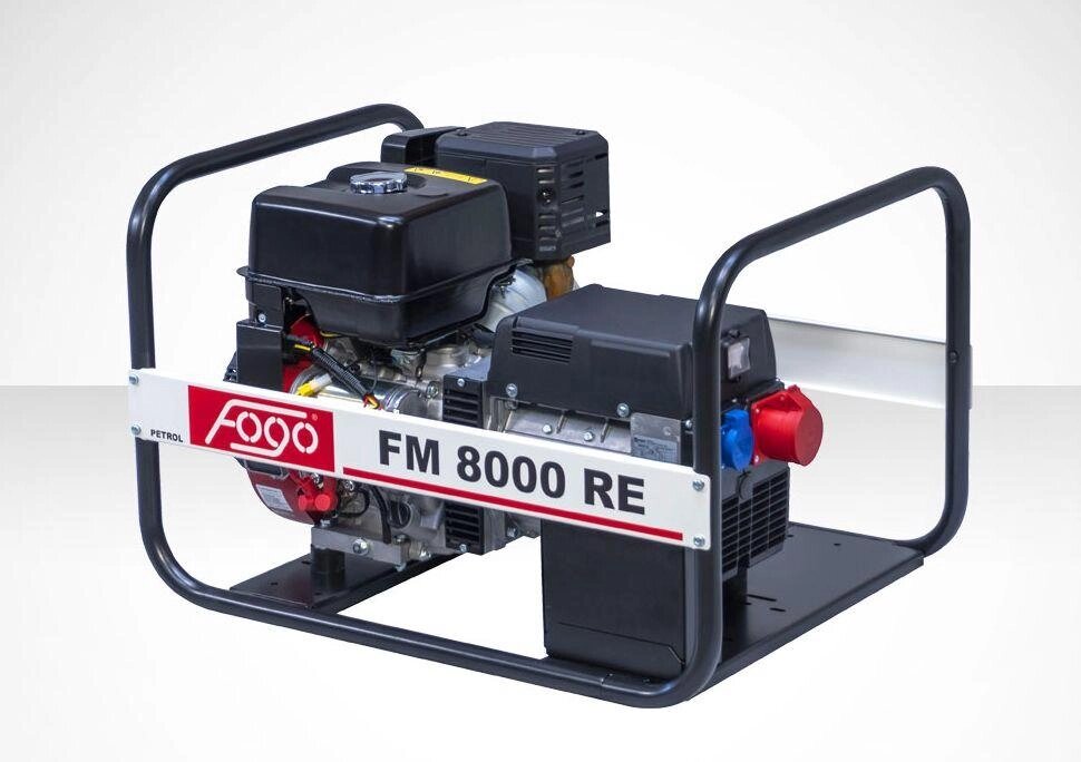 Генераторна установка FOGO FM8000RE 3ф-7кВА/1ф-3,5 кВт, двіг. Mitsubishi, бак-6,2 л, ел. старт, стаб пружні від компанії Станмастер - фото 1