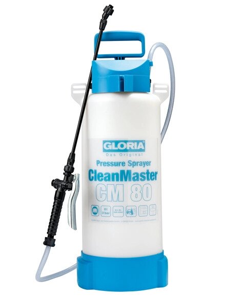 GLORIA Оприскувач 8л CleanMaster CM80 для клінінгу, під каустік від компанії Станмастер - фото 1