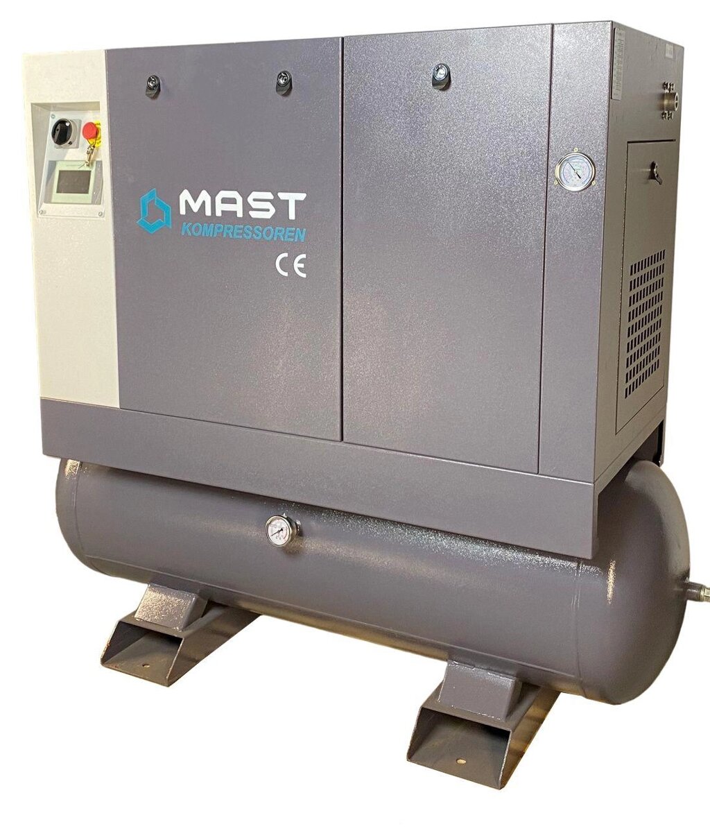 Гвинтовий компресор Mast LZN-10 COMBO inverter (осушувач + ресивер 300 л) від компанії Станмастер - фото 1