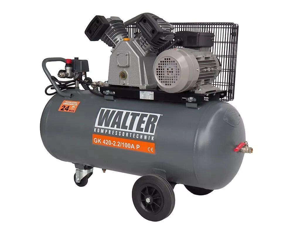 Компресор поршневий WALTER GK 420-2,2/100A P від компанії Станмастер - фото 1