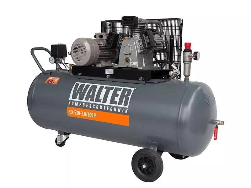 Компресор поршневий WALTER GK 530-3,0/200 P від компанії Станмастер - фото 1