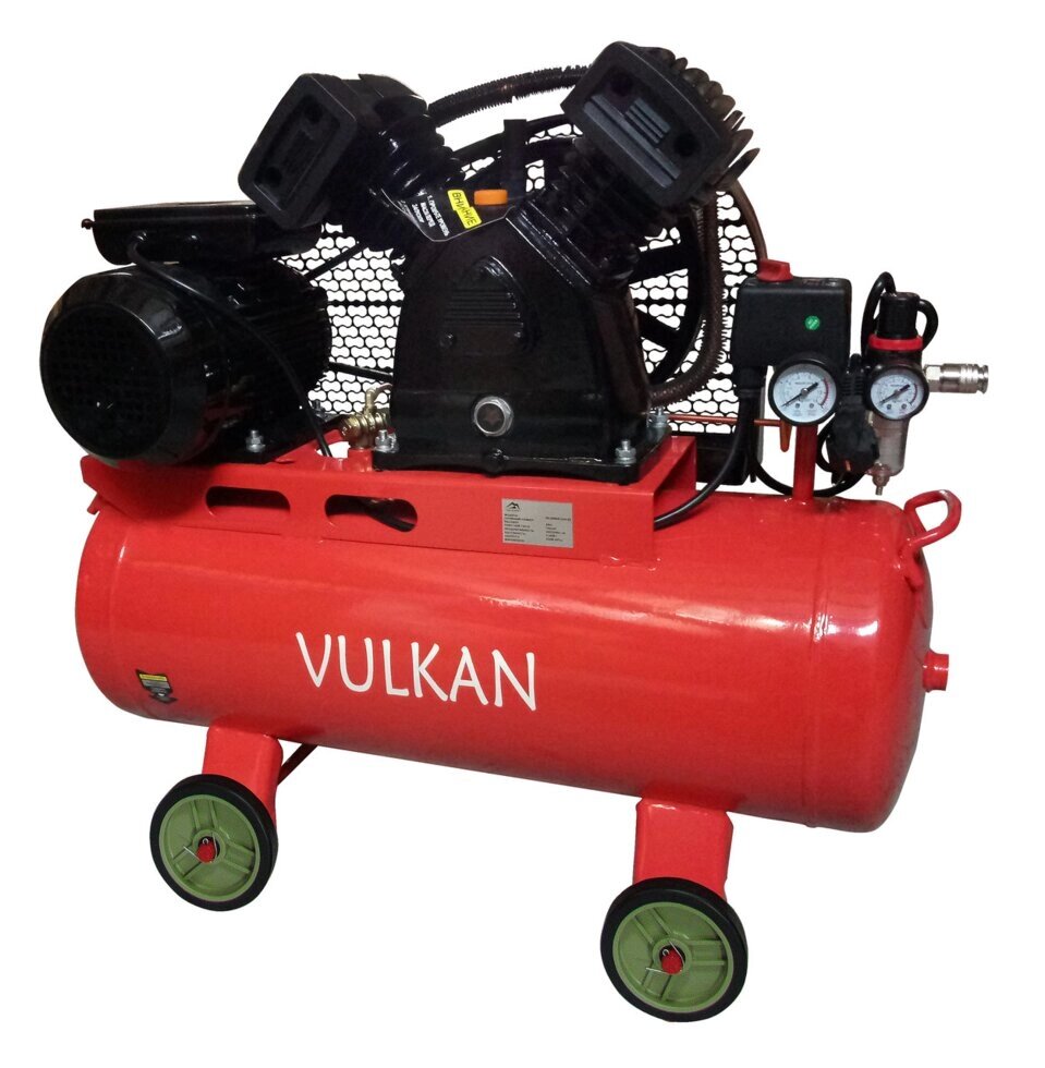 Компресор повітряний Vulkan IBL 2065E-220-50 ремінною 2.2 кВт від компанії Станмастер - фото 1