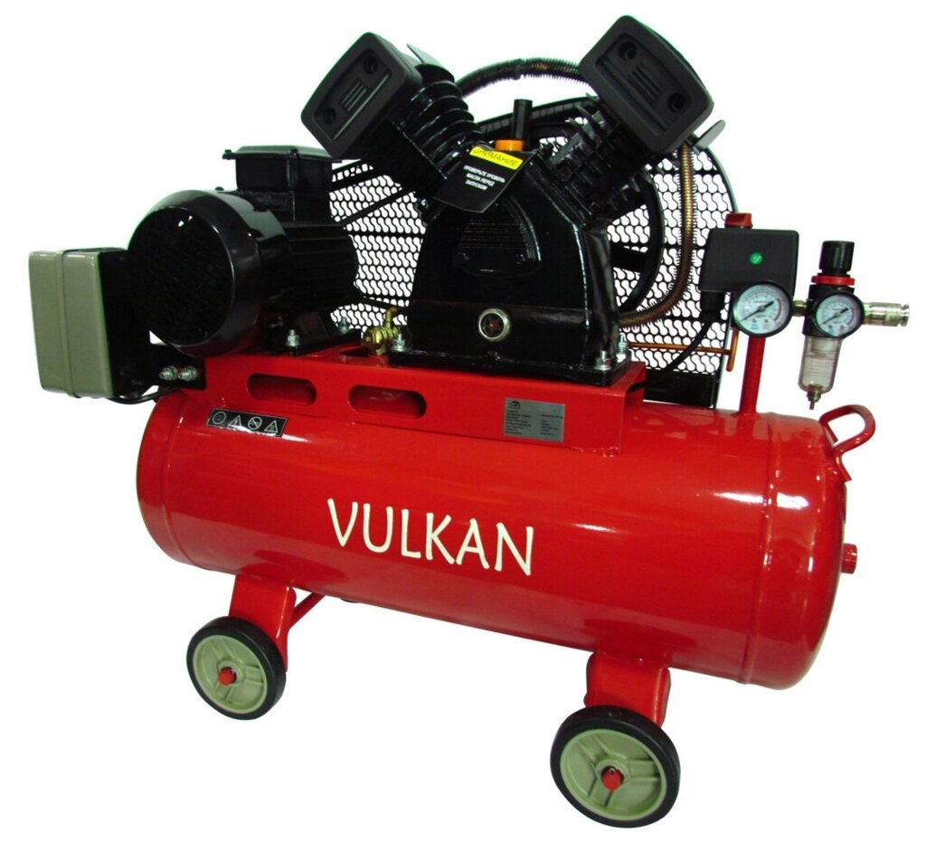 Компресор повітряний Vulkan IBL 2065E-380-50 пасової 2.2 кВт від компанії Станмастер - фото 1