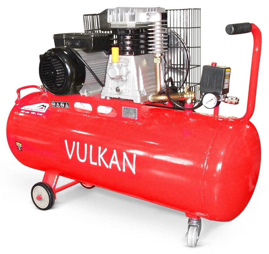 Компресор повітряний VULKAN IBL 2070Y ремінною 100L 2,2 кВт від компанії Станмастер - фото 1