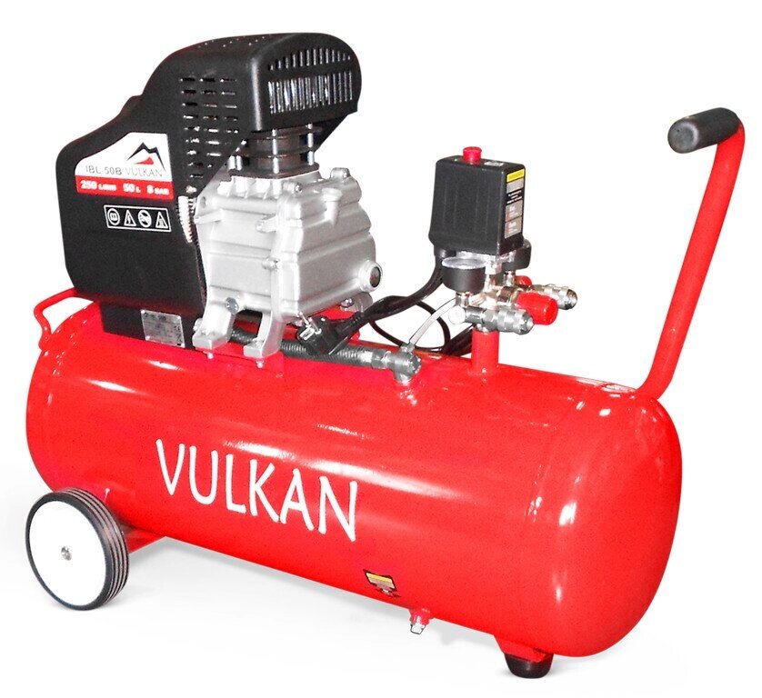 Компресор повітряний VULKAN IBL 50B 1,8 кВт 50 л 190 л/хв від компанії Станмастер - фото 1