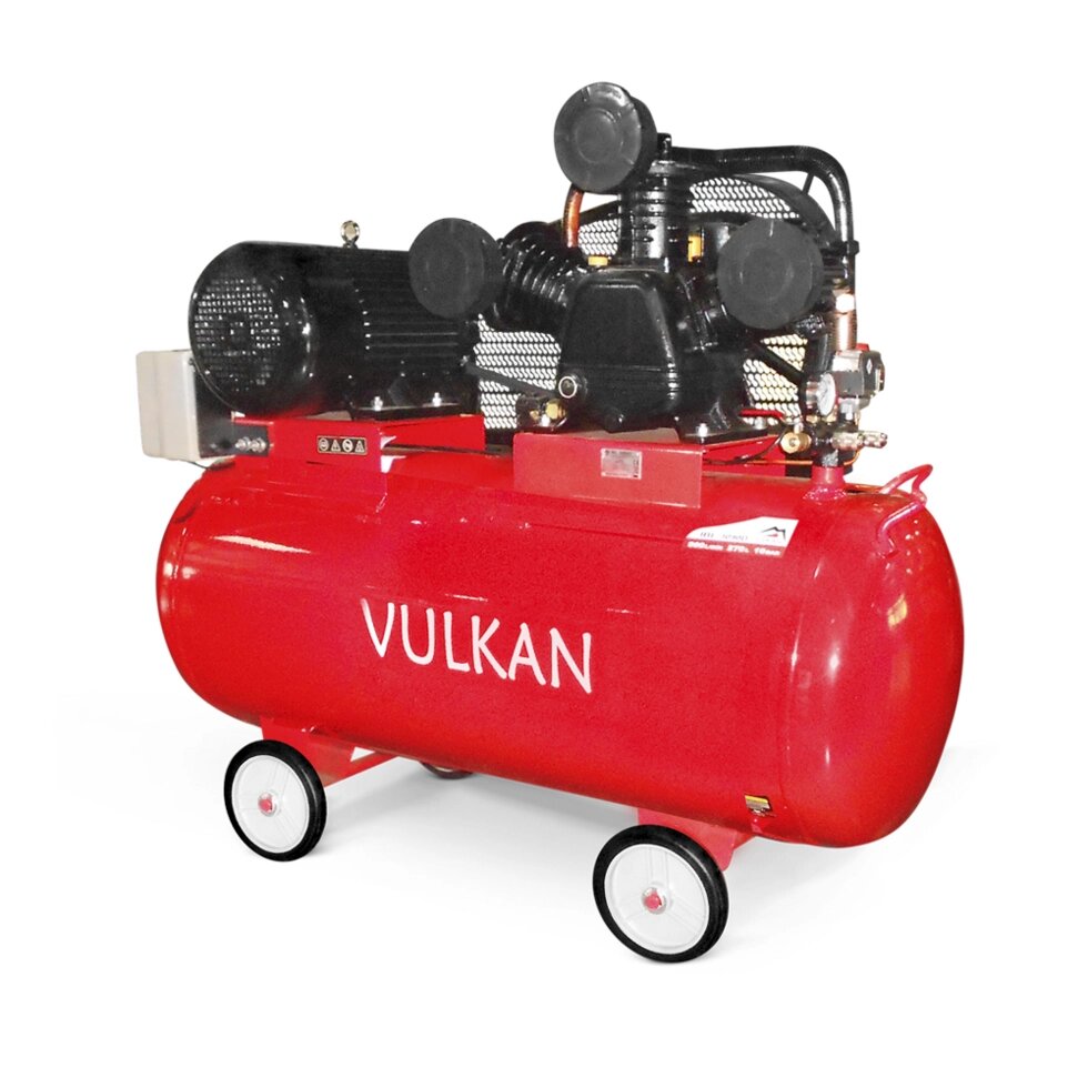 Компресор повітряний Vulkan IBL3090D ремінною 7,5 кВт 270 л від компанії Станмастер - фото 1