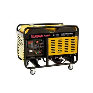 Дизельний генератор KAMA KDK15000RE3 12 кВт 380В