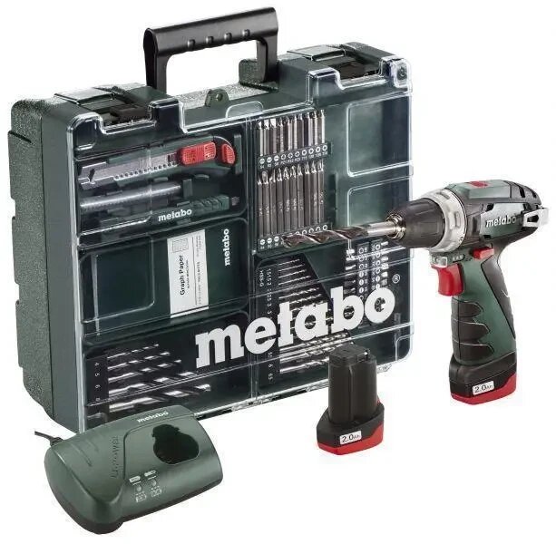 Шурупокрут акумуляторний Metabo PowerMaxx BS Mobile Workshop від компанії Станмастер - фото 1