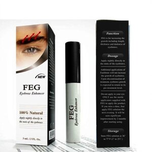 Сыворотка для роста бровей FEG Eyebrow Enhancer, Оригинал (примятая упаковка)