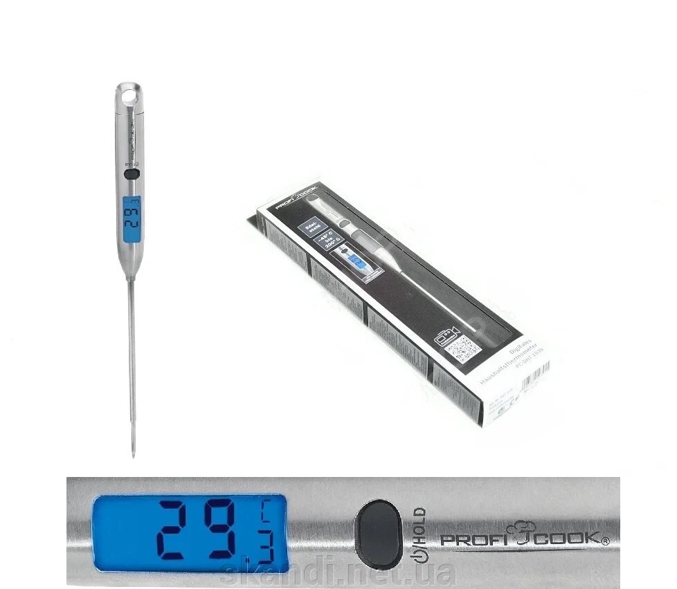 Цифровий харчової термометр Profi Cook (Німеччина) Оригінал від компанії Інтернет-магазин "Skandi" - фото 1