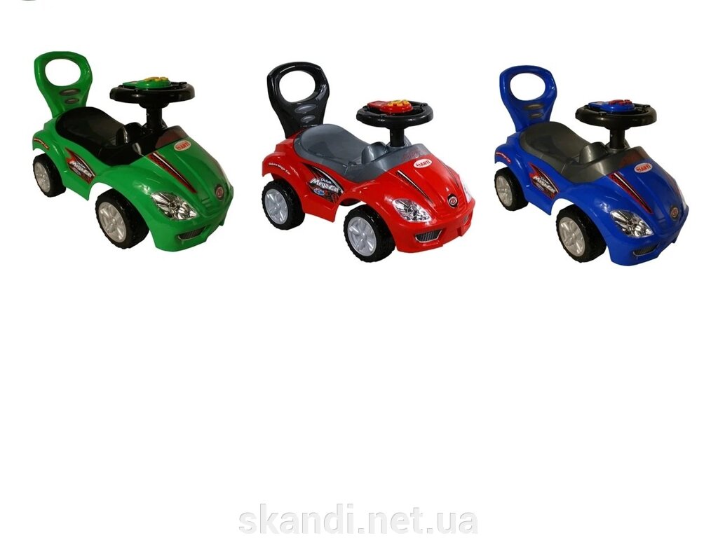 Машинка-каталка ARTI (Оригінал) Mega Car Standard 3 кольори від компанії Інтернет-магазин "Skandi" - фото 1