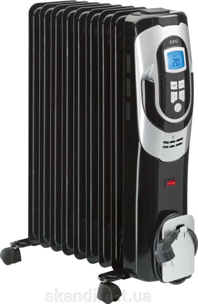 Масляний радіатор з термостатом AEG (Оригінал) Німеччина 9 секцій від компанії Інтернет-магазин "Skandi" - фото 1