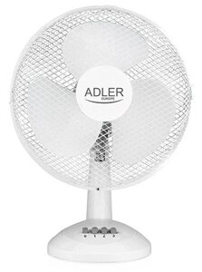 Вентилятор Ø 30 см Adler (Оригінал) Польща Чорний / Білий