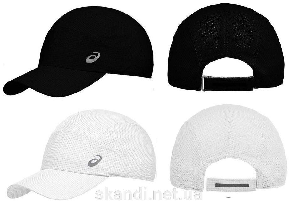 Спортивна кепка Asics (Оригінал) Чорна / Біла від компанії Інтернет-магазин "Skandi" - фото 1