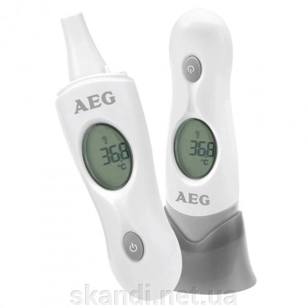 Термометр електронний AEG FT 4925 4 в 1 з РК-дисплеєм + звуковий сигнал від компанії Інтернет-магазин "Skandi" - фото 1