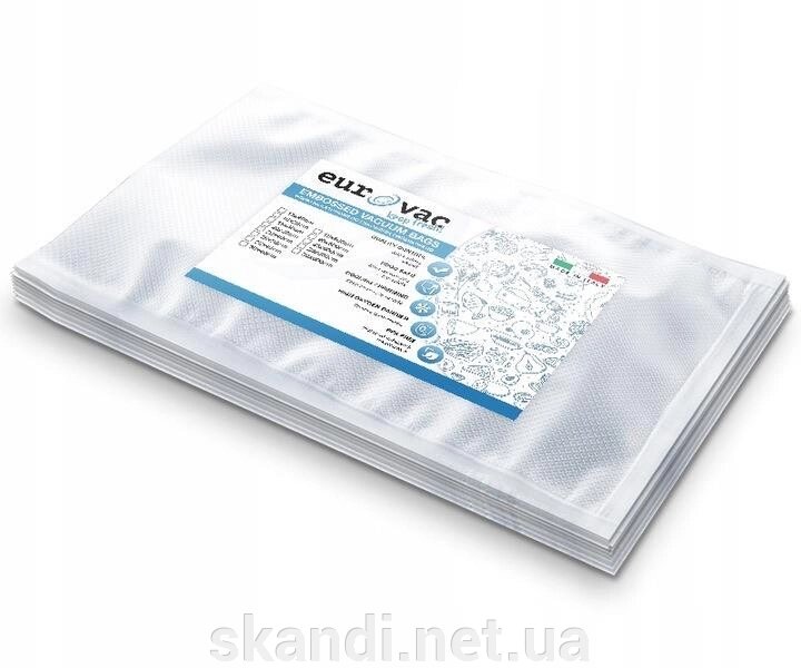 Вакуумні пакети EUROVAC (Італія) 15 х 20 см 50 шт від компанії Інтернет-магазин "Skandi" - фото 1