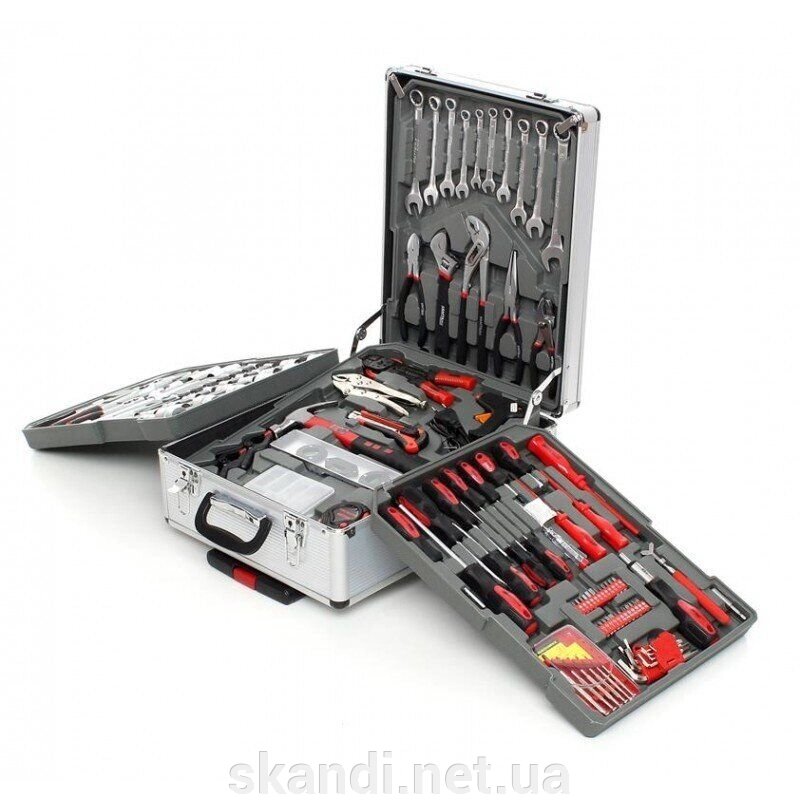 Великий набір інструментів Kraft & Dele (Germany) 188ед + виготовленню алюмінію кейс від компанії Інтернет-магазин "Skandi" - фото 1
