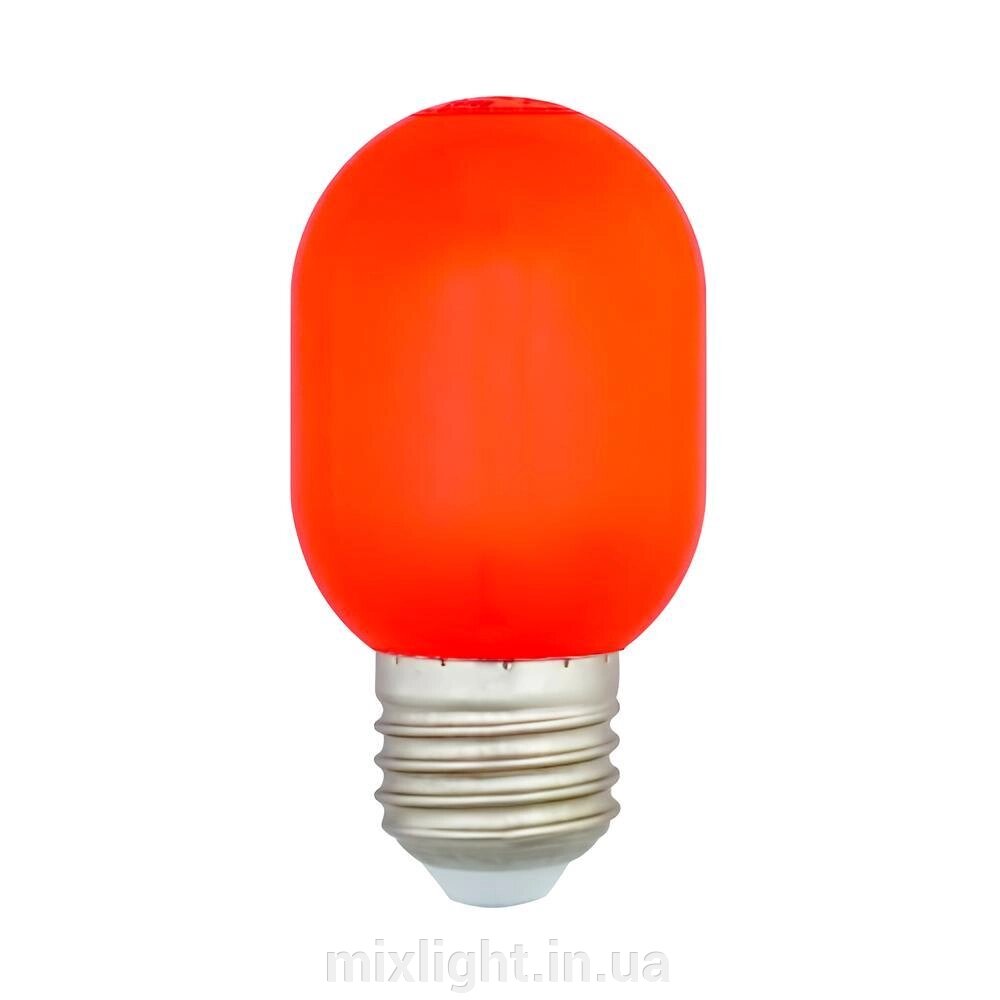 Червона світлодіодна LED лампа 2W E27 A45 33 lm Horoz Electric COMFORT від компанії Mixlight - фото 1