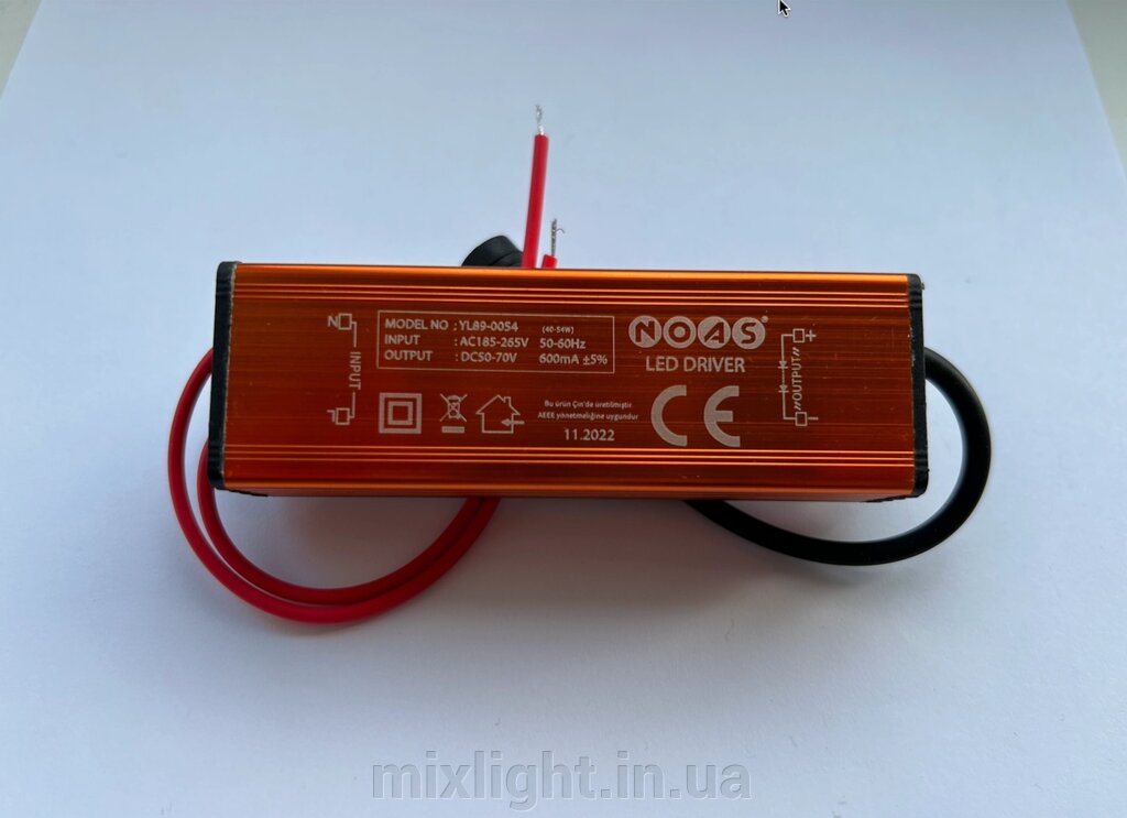 Драйвер для led панелей 40W NOAS метал від компанії Mixlight - фото 1