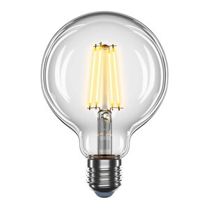 Філаментна світлодіодна лампа 8W E27 4100K 800Lm VELMAX V-Filament-G95