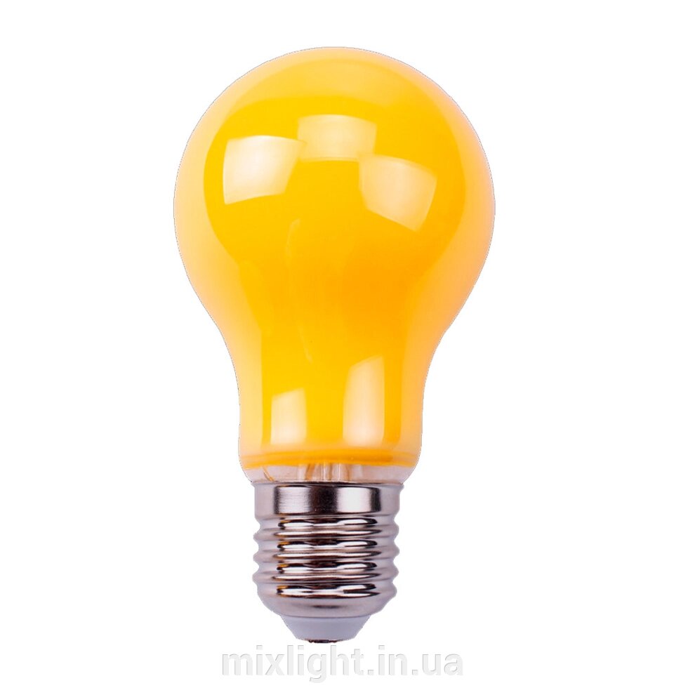 Філоментна LED лампа VELMAX V-Filament-A60 Mosquito 6W E27 2700K, лампа від комарів, лампа від комах від компанії Mixlight - фото 1