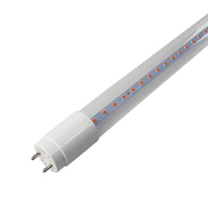 Фіто лампа світлодіодна Velmax V-T8-Fito, 18W, 1200мм, G13, Full spectrum, лампа для рослин, фітолампа