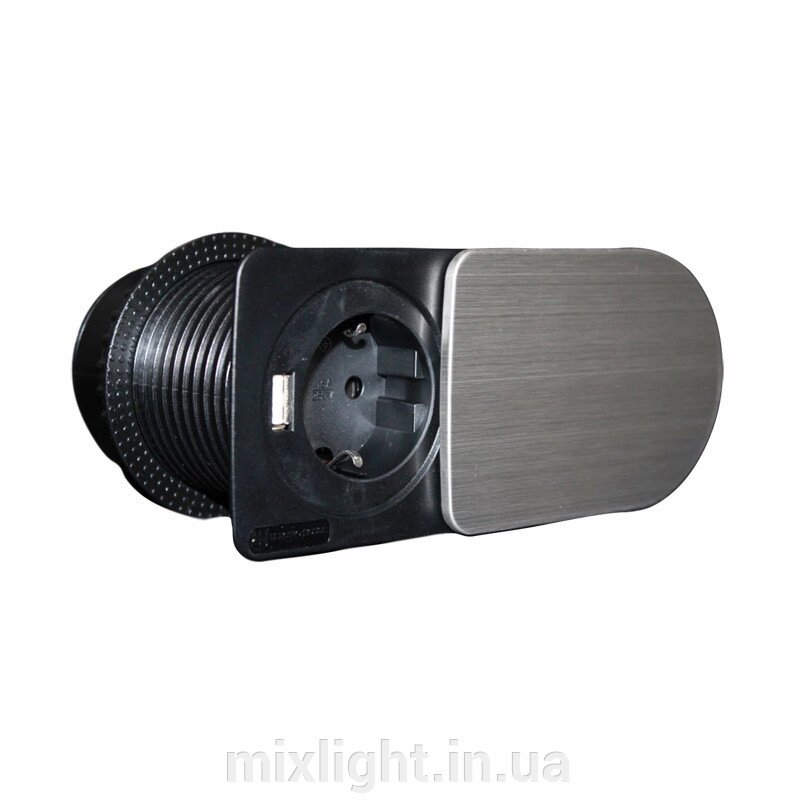 Компактні меблі випуск 1 х 16 A, 1 х USB 2.1 A, дріт 3 х 1,5 мм² від компанії Mixlight - фото 1