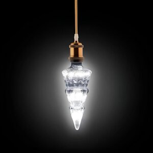 Лампа світлодіодна декоративна 2W E27 6400К у формі ялинки Horoz Electric PINE
