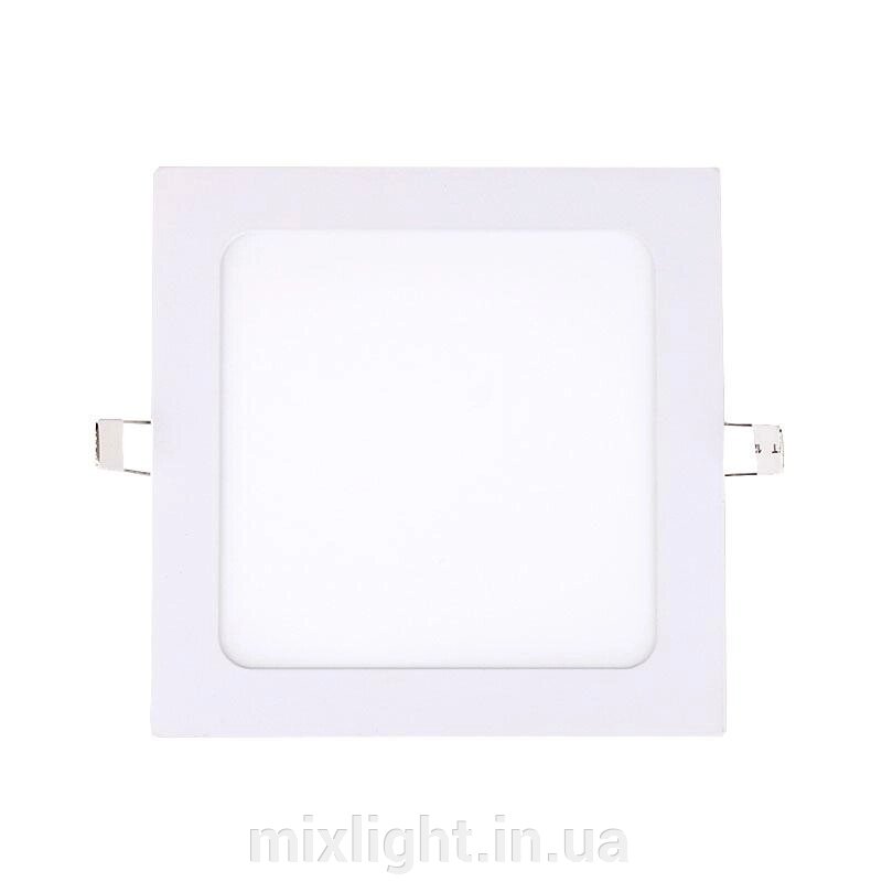 LED-панель Квадратна 4100К 170х170 мм раб. 150х150 12 Вт 1080 Лм від компанії Mixlight - фото 1