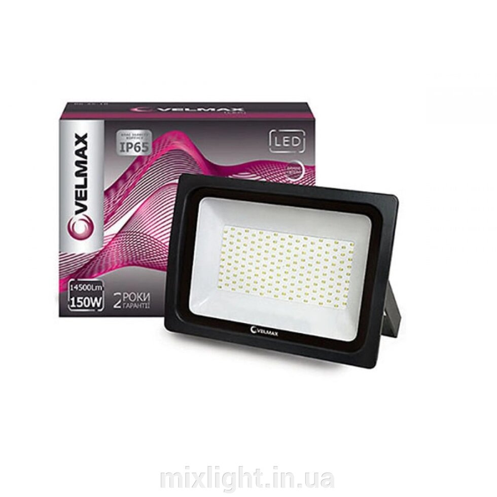 LED прожектор 150W Velmax 6200K 14500Lm кут 120 ° від компанії Mixlight - фото 1