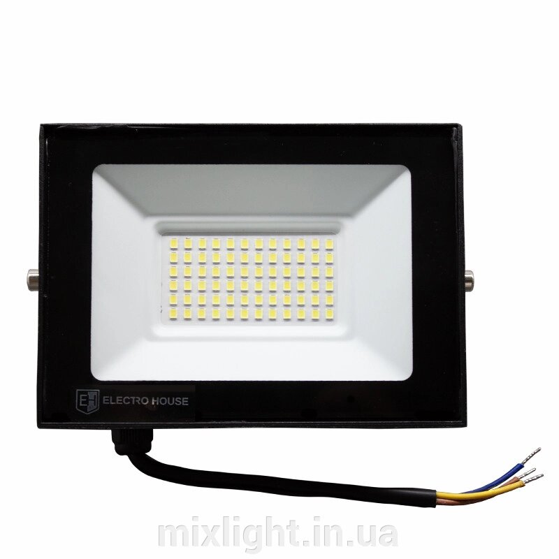 LED прожектор 50 Вт 6000 К 4500 Лм IP65 від компанії Mixlight - фото 1