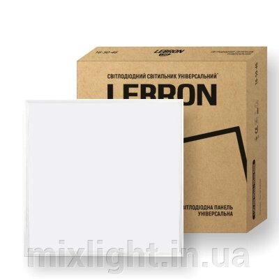 LED світильник "Армстронг" 50W універсальний Lebron L-LPU 595x595mm 4100К 4000Lm від компанії Mixlight - фото 1